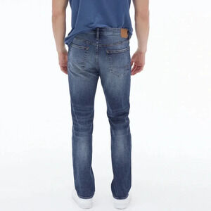 Aeropostale Youth Slim Fit Denim Medium Wash Casual Blue Jeans Size 27/28